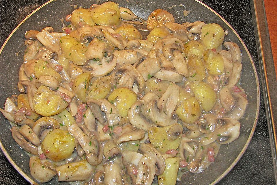 Champignon - Kartoffel - Pfanne