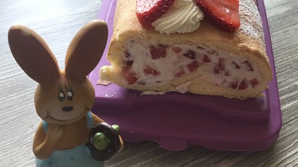 Erdbeerroulade Von Tinikuhl Chefkoch 