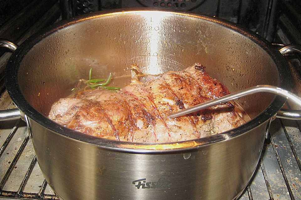 Wildschweinbraten aus der Keule