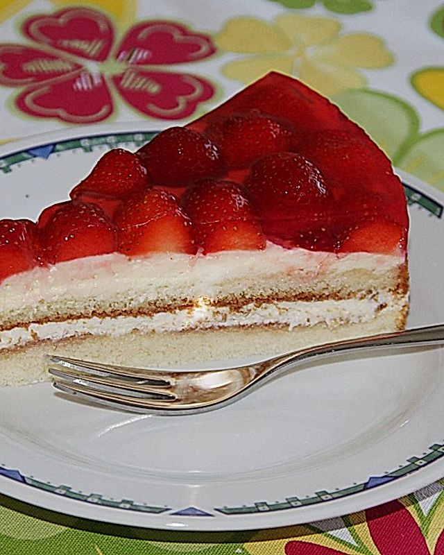Erdbeer - Frischkäse - Kuchen