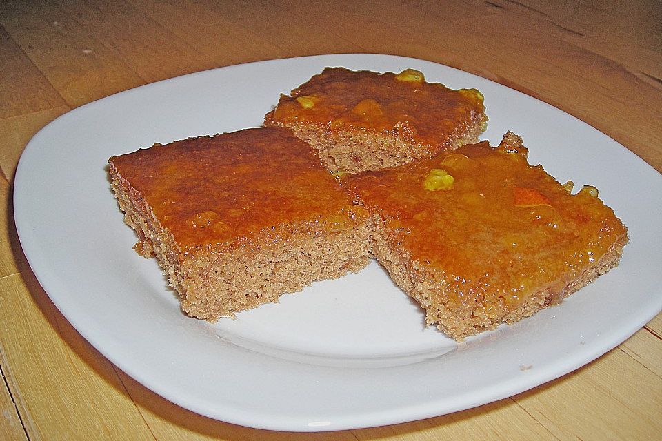 Nougat - Orangenschnitte