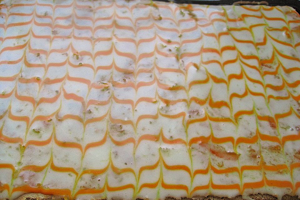 Nougat - Orangenschnitte