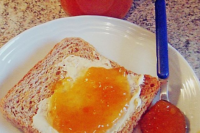 Fruchtig - exotische Marmelade Pfirsich - Mango - Papaya - Maracuja von ...