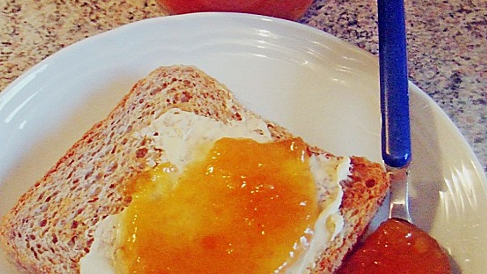 Fruchtig - exotische Marmelade Pfirsich - Mango - Papaya - Maracuja von ...