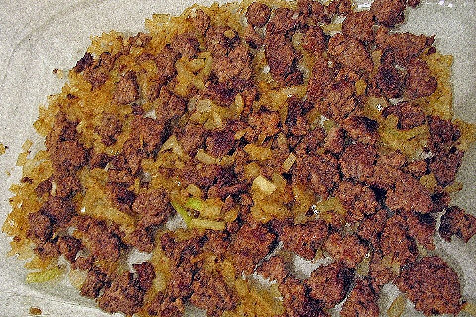 Bohnenauflauf mit Hackfleisch Bohnenauflauf mit Hackfleisch