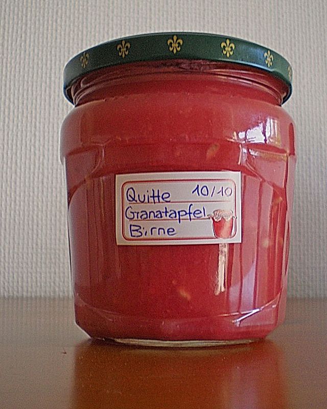 Quitten - Granatapfel - Birnen - Marmelade