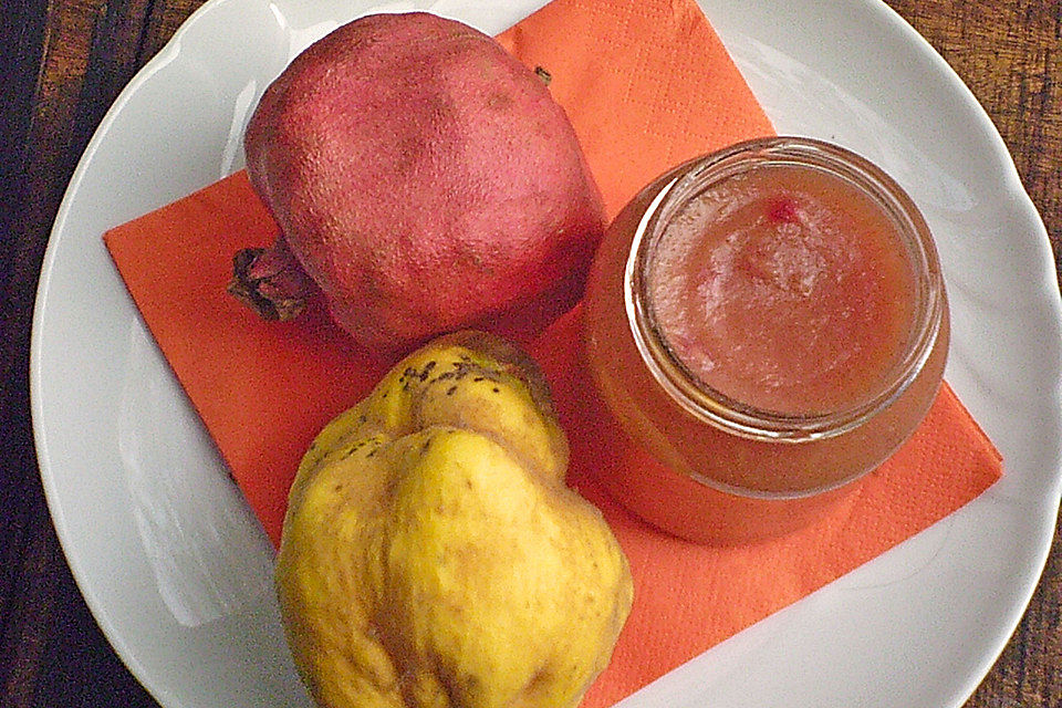 Quitten - Granatapfel - Birnen - Marmelade