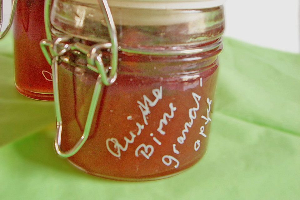 Quitten - Granatapfel - Birnen - Marmelade