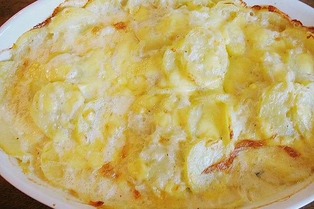 Spinat - Kartoffelgratin mit Kabeljaufilet von Elfenlied| Chefkoch
