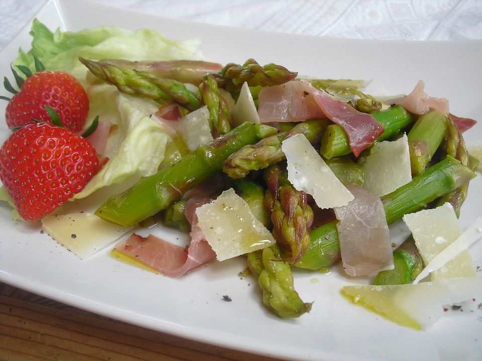Salat von grünem Spargel von arau| Chefkoch