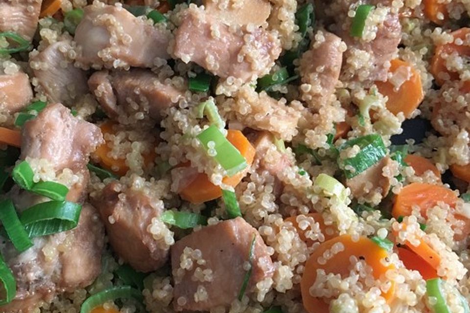 Quinoa - Hähnchen - Pfanne