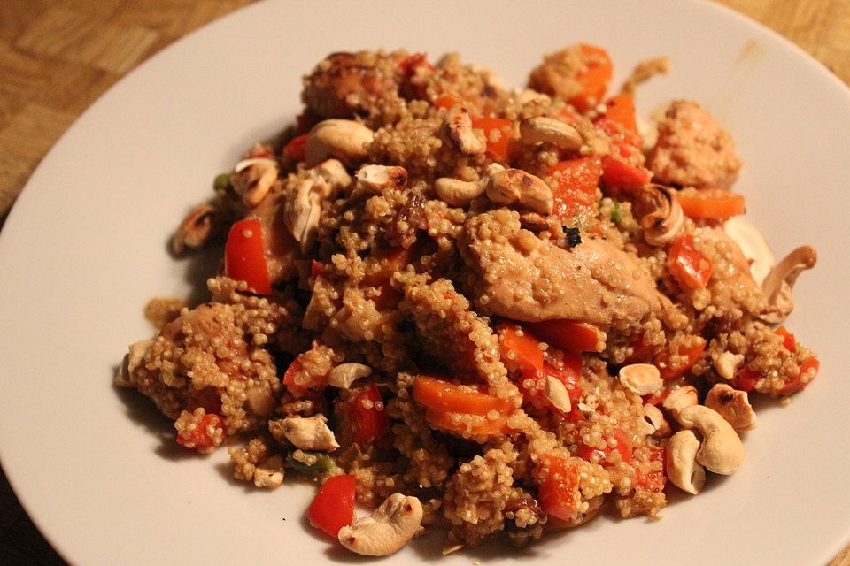 Quinoa - Hähnchen - Pfanne