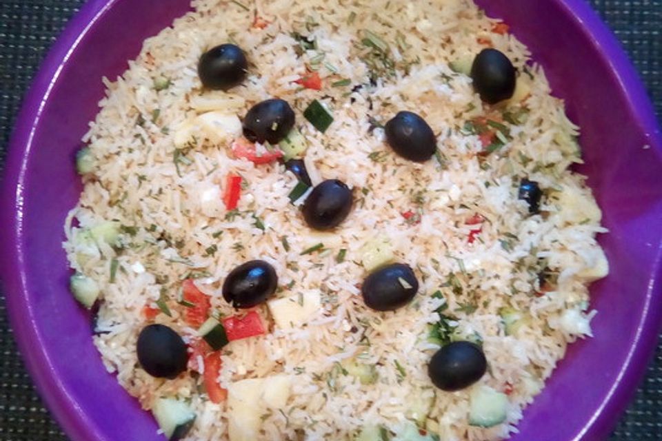 Griechischer Reissalat