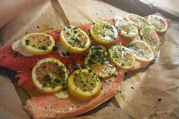 Lachs in Papier von wuselolm | Chefkoch