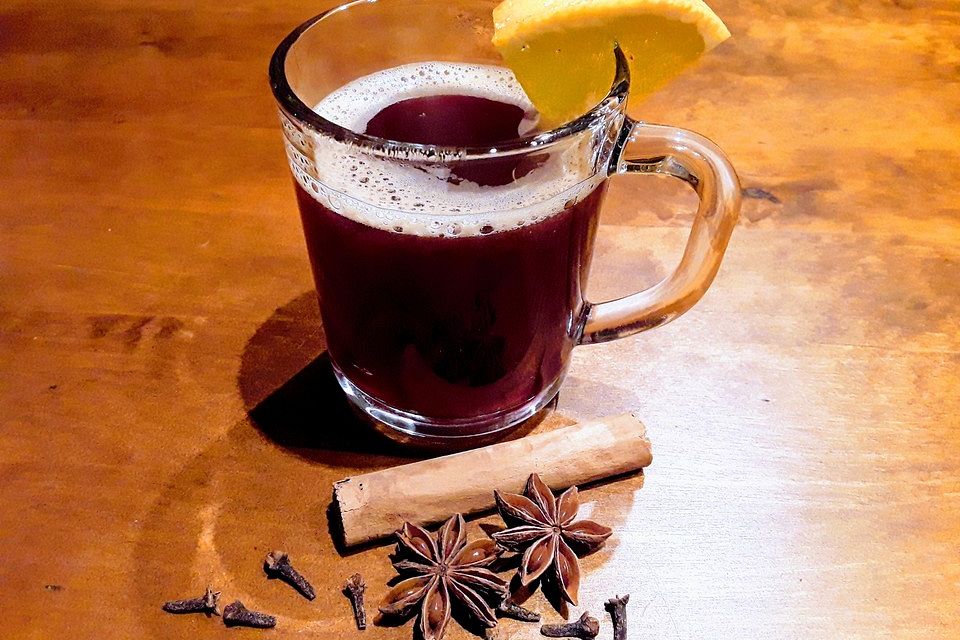 Glühwein rot ohne Rum