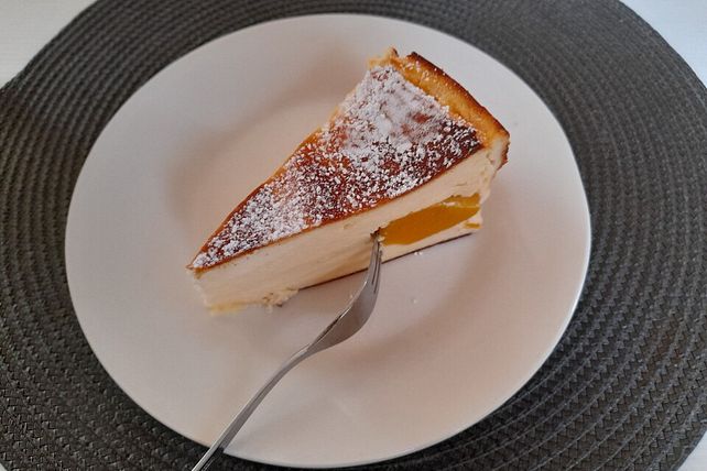 Aprikosen - Käsekuchen ohne Boden| Chefkoch
