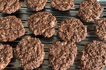 Chocolate - Cookies mit Kürbiskernen und Habaneros