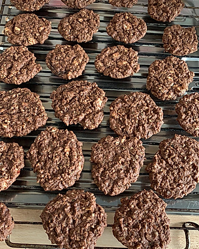 Chocolate - Cookies mit Kürbiskernen und Habaneros