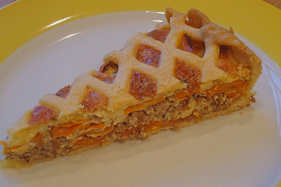 Möhren - Hackfleisch - Kuchen