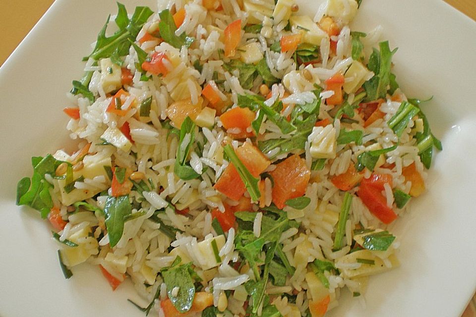 Reissalat mit Rucola