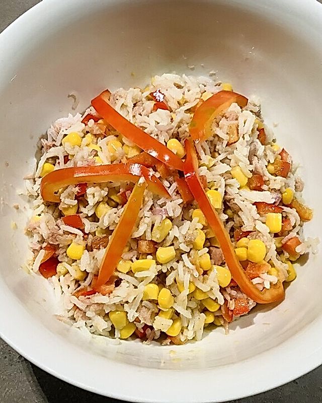 Thunfisch - Reissalat ohne Mayonnaise
