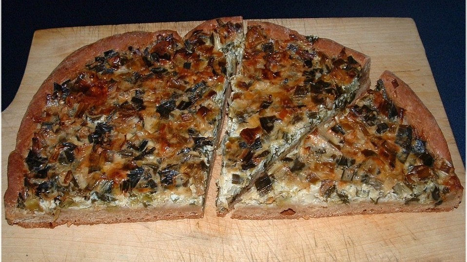 Lauchkuchen vom Blech von Sunwater Lauchkuchen vom Blech von Sunwater