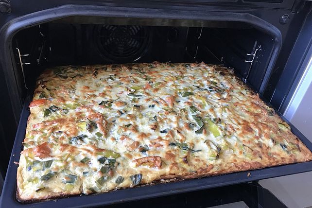 Lauchkuchen vom Blech von Sunwater| Chefkoch