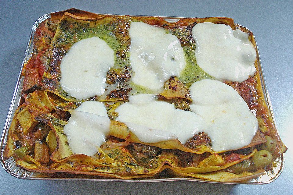 Pesto - Gemüse - Lasagne