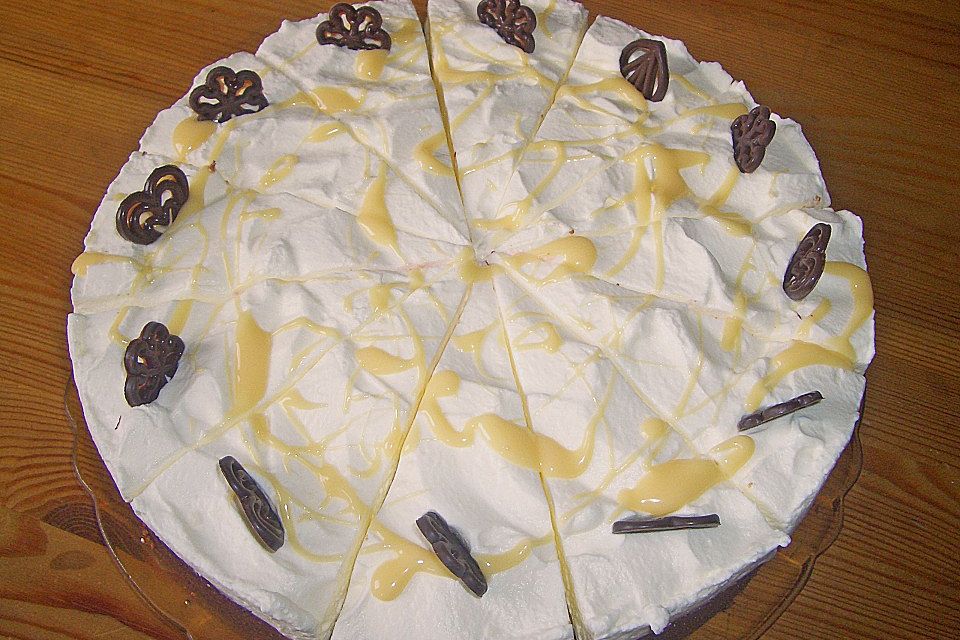 Kirsch - Eierlikör - Blechkuchen mit Schmand - Sahne