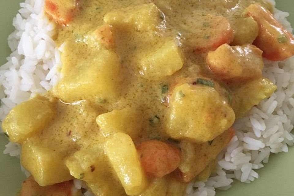 Möhren-Kartoffel-Kokos-Curry