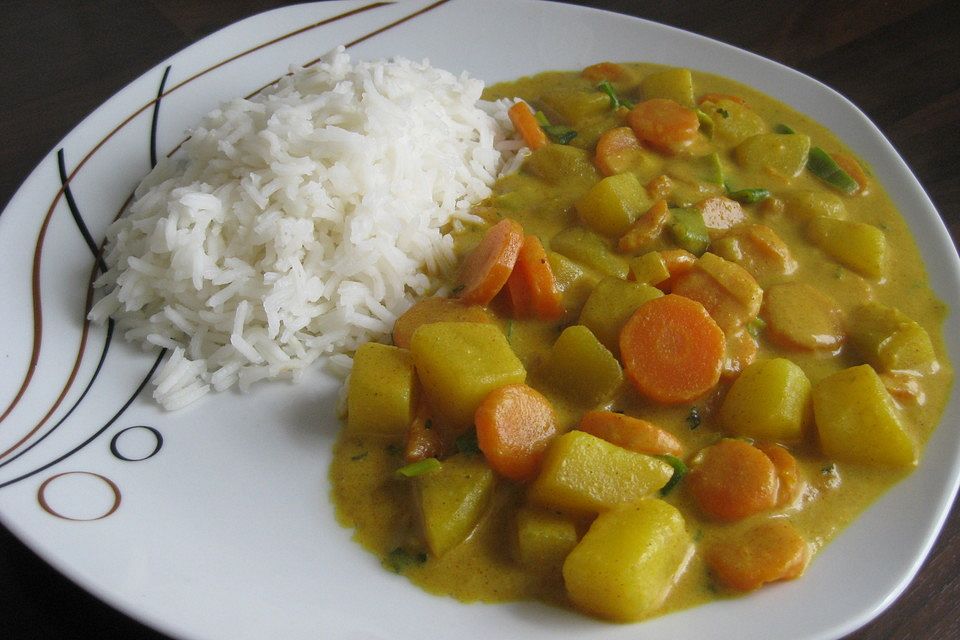 Möhren-Kartoffel-Kokos-Curry