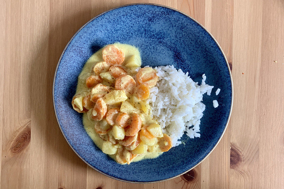 Möhren-Kartoffel-Kokos-Curry