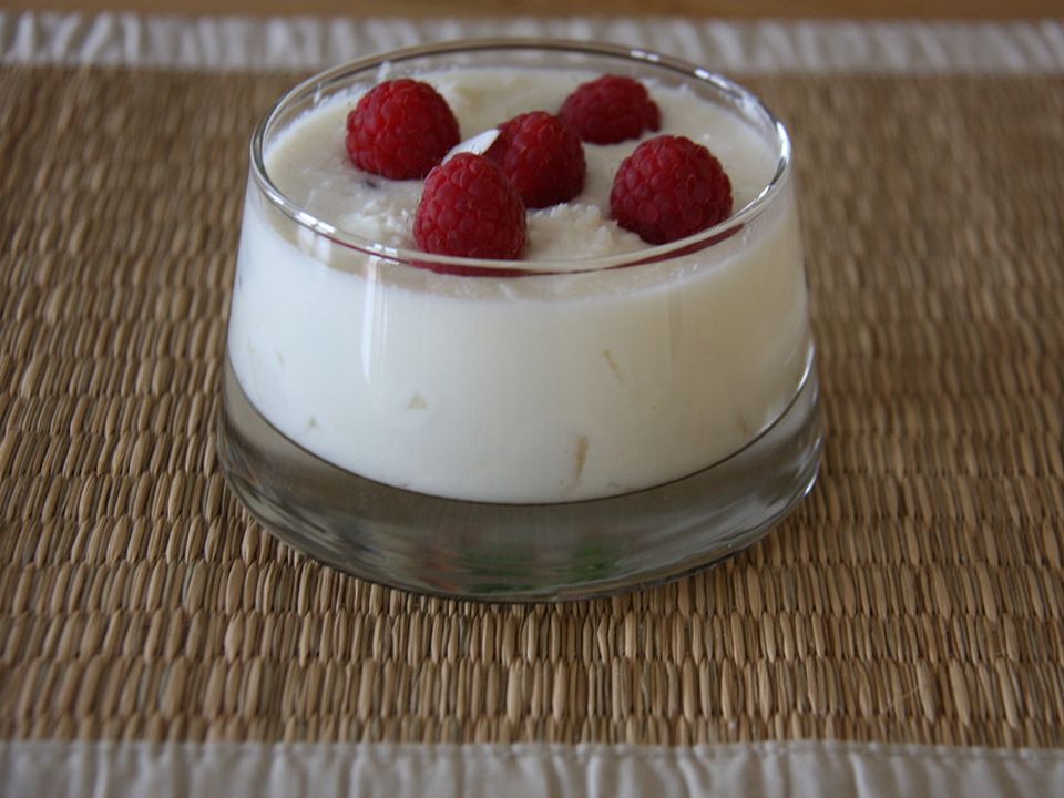 Himbeer - Joghurt als Dessert von feentrampel| Chefkoch