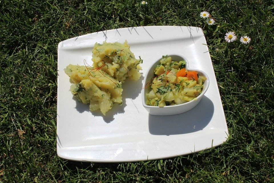 Kartoffel - Kohlrabi - Püree