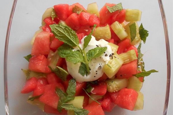 Gurken - Melonen - Salat von Magali | Chefkoch