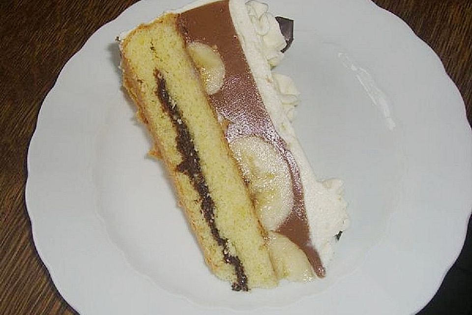 Schoko - Bananen - Torte