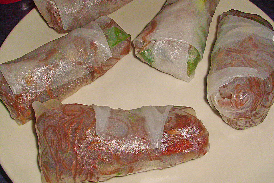 Thailändische Frühlingsröllchen - Po Piah