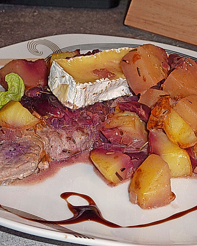 Wonnies Schnitzel - Kirsch - Kartoffel - Topf