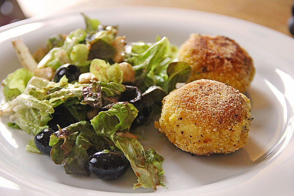 Gefüllte Polentaknödel Gefüllte Polentaknödel