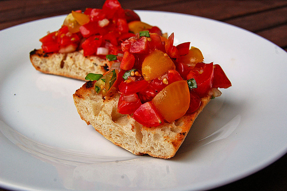 Bruschetta mit Tomaten