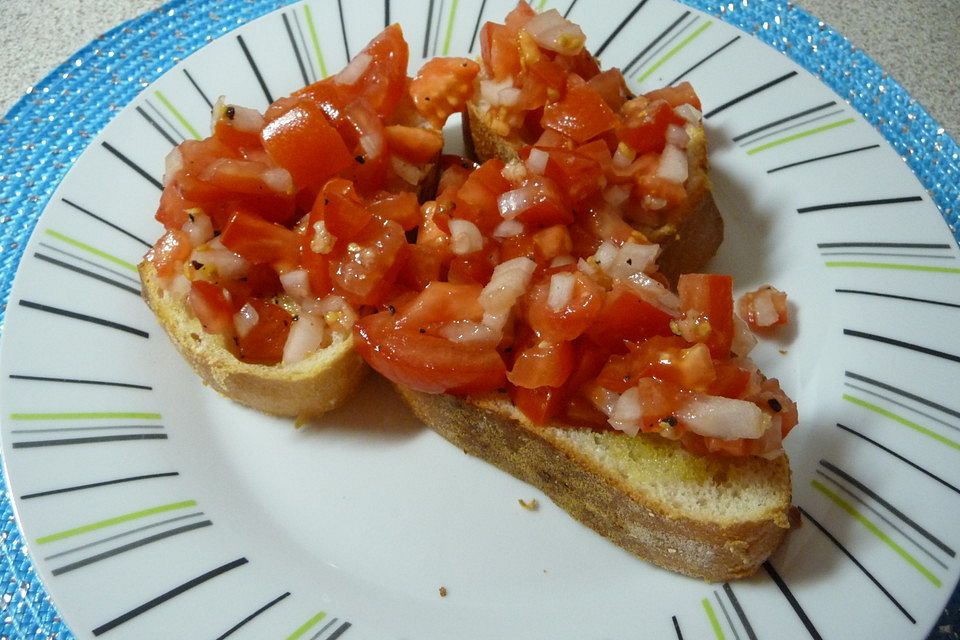 Bruschetta mit Tomaten