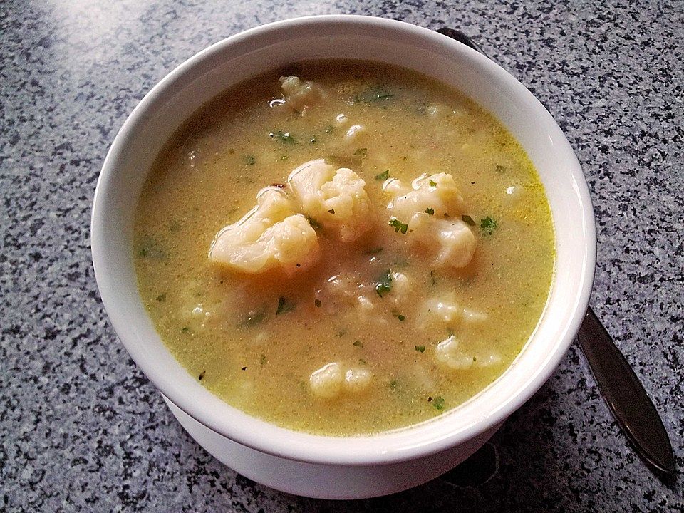 Blumenkohlsuppe