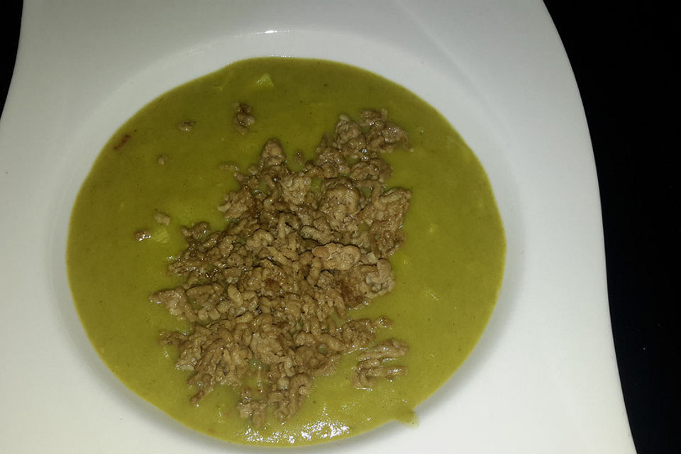 Einfache Lauchsuppe