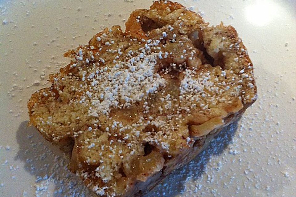 Apfel - Hefe - Kastenkuchen Apfel - Hefe - Kastenkuchen