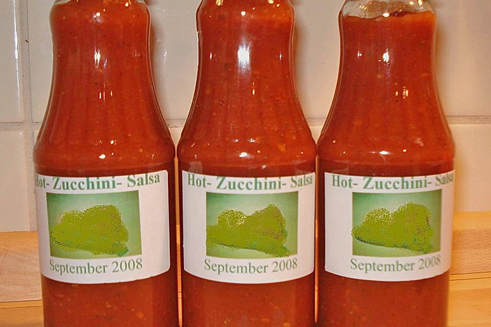 Hot Zucchini-Salsa Hot Zucchini-Salsa