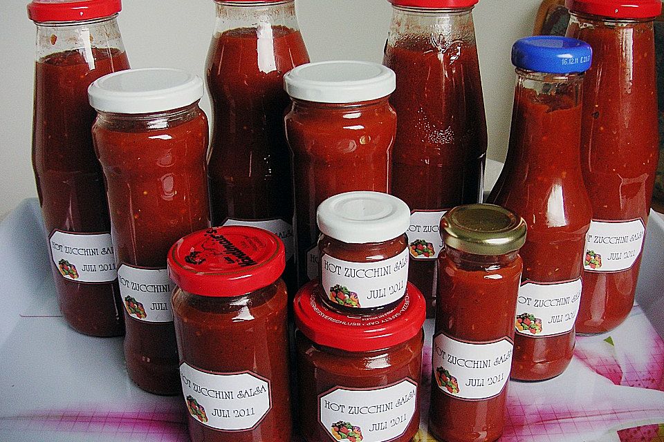 Hot Zucchini-Salsa Hot Zucchini-Salsa