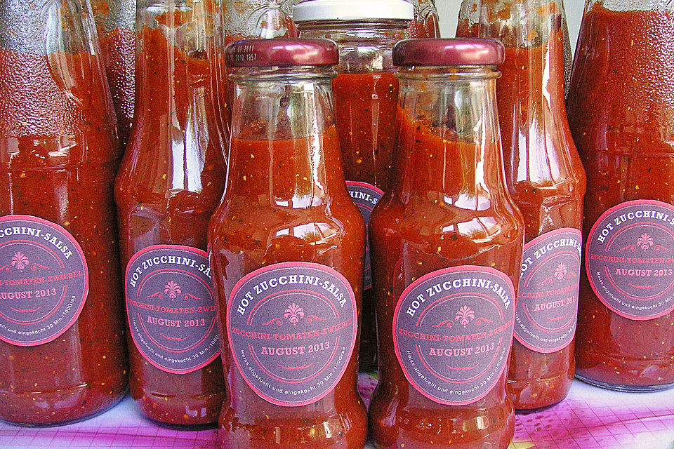 Hot Zucchini-Salsa Hot Zucchini-Salsa