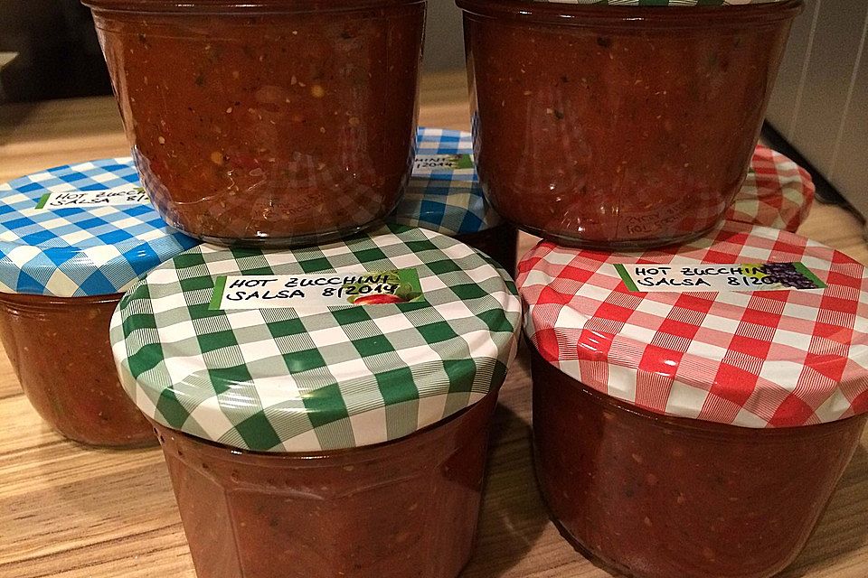 Hot Zucchini-Salsa Hot Zucchini-Salsa