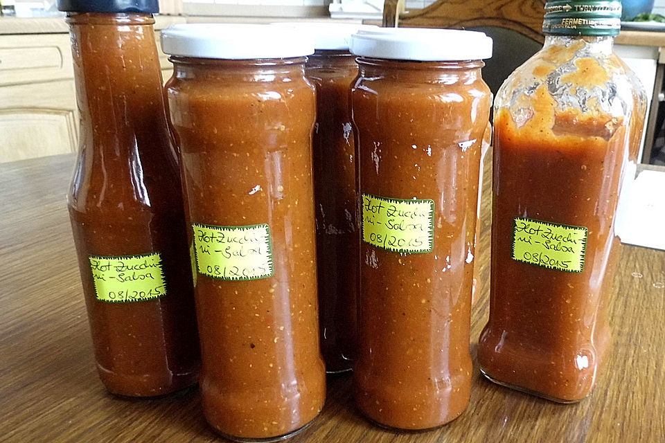Hot Zucchini-Salsa Hot Zucchini-Salsa