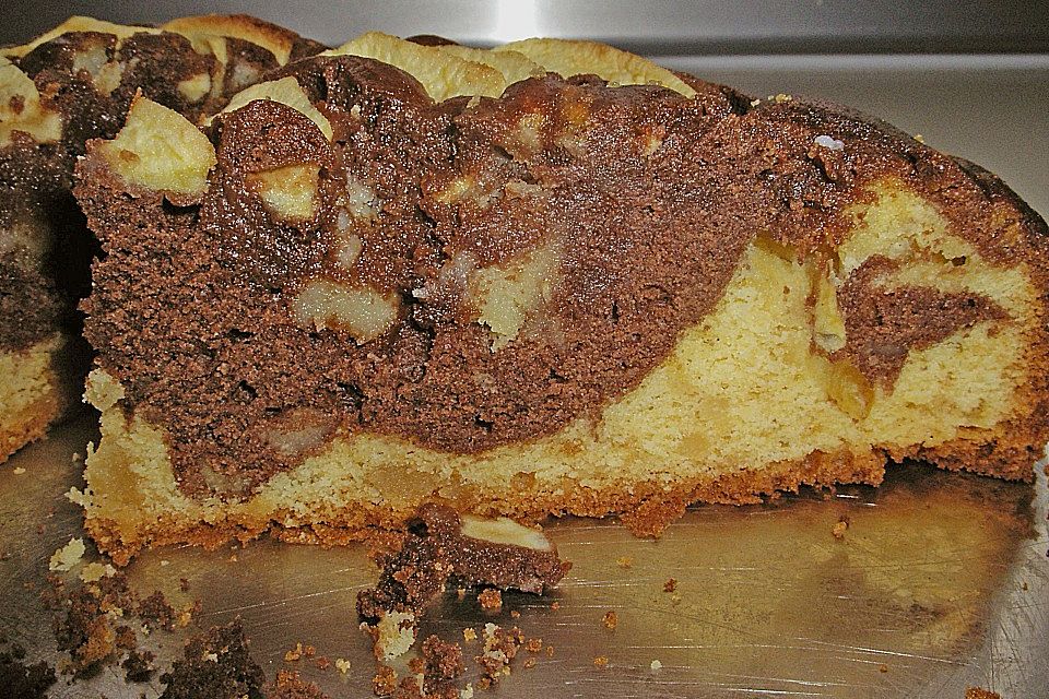 Apfel - Marzipan - Kuchen